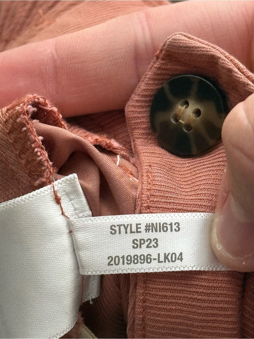 Madewell The Neale Straight Leg Pant Drapeweave in Dried Rose Pink Size 8 - Picture 10 of 10